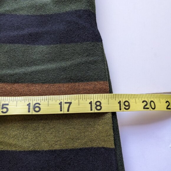 Rachel Roy Green Striped Dress Size 8 Sleeveless Lined Career Workwear Business - Picture 9 of 13